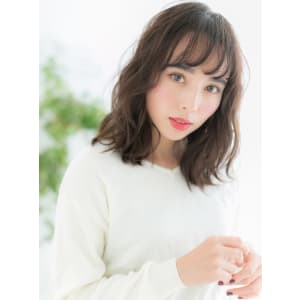 【浅草美容院HANARE】フェザーバング×なみなみウェーブf