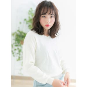 【浅草美容院HANARE】フェザーバング×なみなみウェーブe