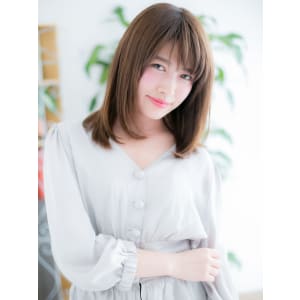 【浅草美容院HANARE】艶カラー★上品ツヤ髪ロブヘアe