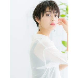 ダークアッシュ×ウルフショートマッシュ