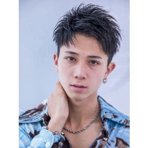 メンズヘア整形スパイラルパーマ波巻きツイストメンズパーマ髪型 - メンズヘア整形サロン GOALD 渋谷本店【メンズヘアセイケイサロン ゴールド シブヤホンテン】掲載中
