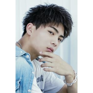 メンズヘア整形スパイラルパーマ波巻きツイストメンズパーマ髪型 - メンズヘア整形サロン GOALD 渋谷本店【メンズヘアセイケイサロン ゴールド シブヤホンテン】掲載中