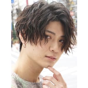 メンズヘア整形スパイラルパーマ波巻きツイストメンズパーマ髪型 - メンズヘア整形サロン GOALD 渋谷本店【メンズヘアセイケイサロン ゴールド シブヤホンテン】掲載中