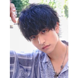 メンズヘア整形スパイラルパーマ波巻きツイストメンズパーマ髪型 - メンズヘア整形サロン GOALD 渋谷本店【メンズヘアセイケイサロン ゴールド シブヤホンテン】掲載中