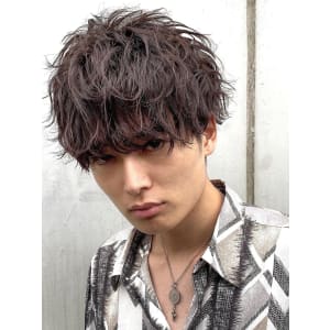 メンズヘア整形スパイラルパーマ波巻きツイストメンズパーマ髪型 - メンズヘア整形サロン GOALD 渋谷本店【メンズヘアセイケイサロン ゴールド シブヤホンテン】掲載中