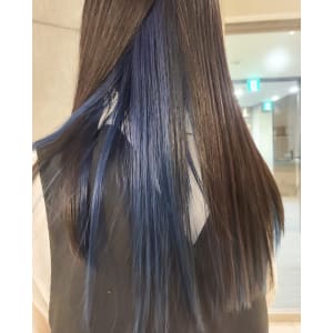 インナーカラー×ブルー - WAVY 藤沢【ウェイビィ　フジサワ】掲載中