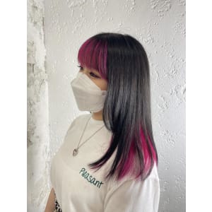 インナーカラー/ビビッドピンク/￥8800