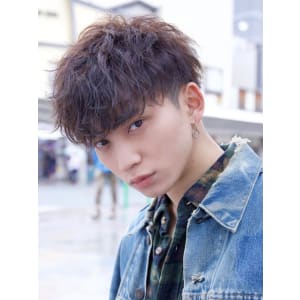 メンズヘア整形スパイラルパーマ波巻きツイストメンズパーマ髪型 - メンズヘア整形サロン GOALD 渋谷本店【メンズヘアセイケイサロン ゴールド シブヤホンテン】掲載中