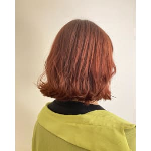 ピンクオレンジカラー - NAP hair &Nalow homme【ナップ ヘアーアンドナローオム】掲載中