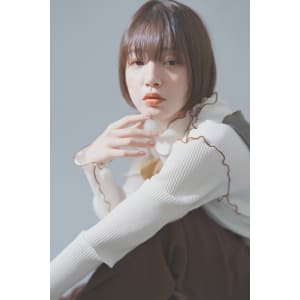 ショートｘマロンカラー