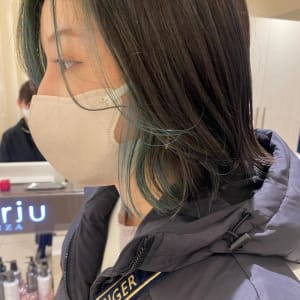 グリーンインナーカラー