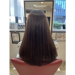 ブロー縮毛矯正☆ナチュラルストレート