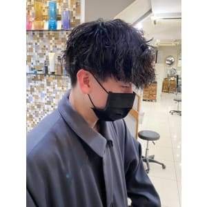 横浜☆マッシュツイストスパイラルパーマ