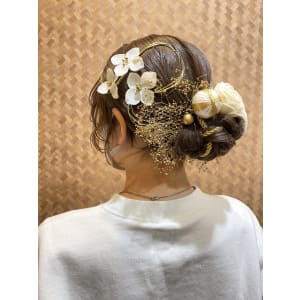 成人式ウィッグアレンジ