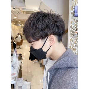 横浜☆マッシュ ニュアンスパーマ ツーブロック