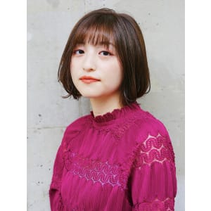 【長谷川】フェミニンボブ外はね