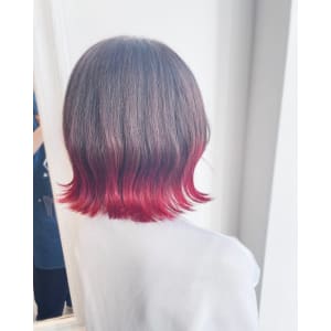 PAcuTA. 裾カラー×チェリーレッド - hair salon PAcuTA【ヘアーサロンパクタ】掲載中