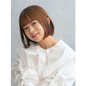 タイトな内巻きボブ - HAIR & MAKE EARTH 熊本嘉島店【ヘアメイクアース クマモトカシマテン】掲載中