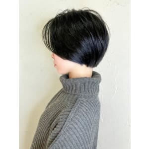 【Reir下北沢】*大人ショート+ツヤブラック*