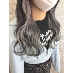 インナーカラー/グレー/グレージュ/ハイトーン