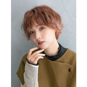 おしゃれウェーブショート - HAIR & MAKE EARTH 錦糸町店【ヘアメイクアース キンシチョウテン】掲載中