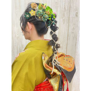 成人式ヘアアレンジ