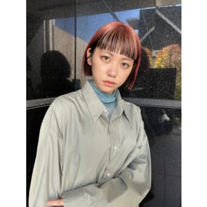 ボブ　切りっぱなしボブ　ミニボブ