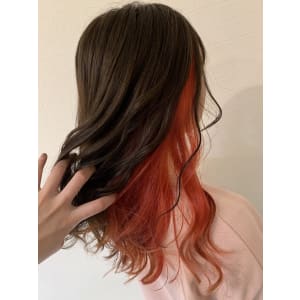 インナーカラー オレンジ - hair salon Rien 上尾店【ヘアーサロンリアン アゲオテン】掲載中