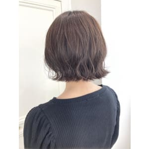 美髪/大人かわいい/こなれミディ/サンドベージュ