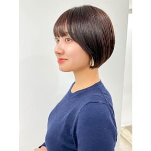 【長谷川】ダークアッシュショートボブ