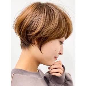 【長谷川】透明感ベージュマッシュ