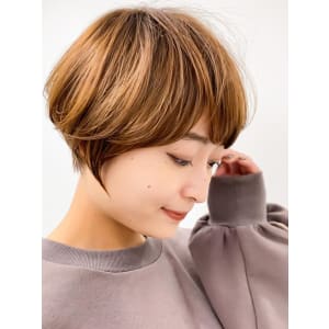 【長谷川】透明感ベージュマッシュ