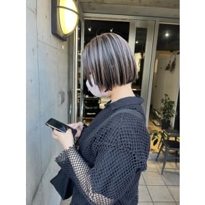 ボブ　切りっぱなしボブ　ミニボブ