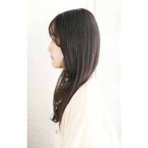 20代30代40代　透け感バングでエギョモリスタイル【草津】