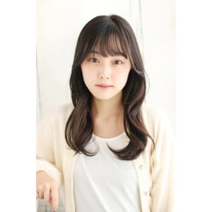 20代30代40代　透け感バングでエギョモリスタイル【草津】