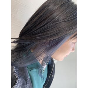 インナーカラー☆ブルーアッシュ