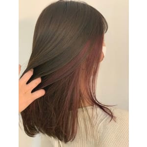 インナーカラー☆ピンクベージュ