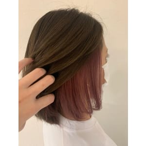インナーカラー☆ピンク