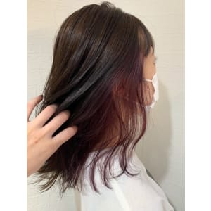 インナーカラー☆チェリーピンク