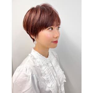 【長谷川】 可愛いピンクマッシュ
