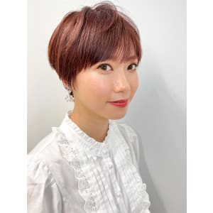 【長谷川】 可愛いピンクマッシュ