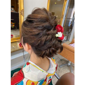 piccadilly circus×袴ヘアセット