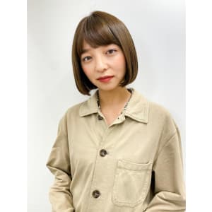 【長谷川】お洒落なフラットボブ