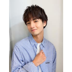 横浜☆ナチュラル無造作マッシュ　ツーブロック
