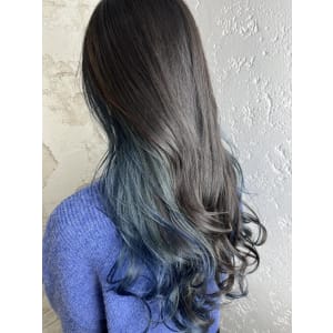 インナーカラーイヤリングカラーブリーチ池袋