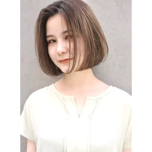 《kitin吉祥寺》透明感ベージュカラー　シースルーボブ