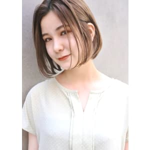 《kitin吉祥寺》透明感ベージュカラー　シースルーボブ