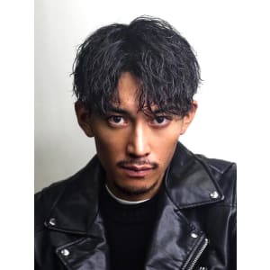 メンズヘア整形スパイラルパーマ波巻きツイストメンズパーマ髪型