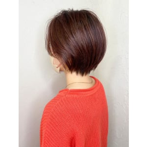 【Reir下北沢】*小顔シルエットショート+ショコラブラウン