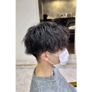 波巻きパーマ